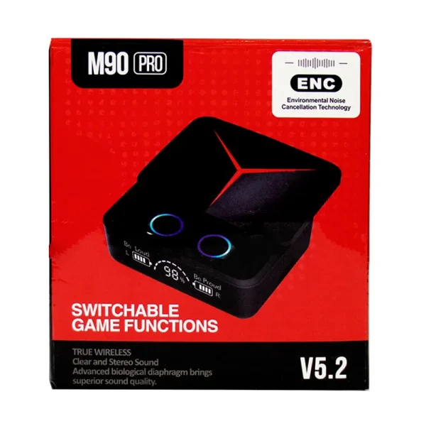 ایرپاد M90 Pro Newest V5.3 | هندزفری بلوتوث بیسیم گیمینگ