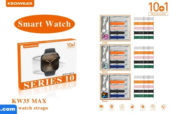 ساعت هوشمند طرح اپل واچ مدل KW75MAX